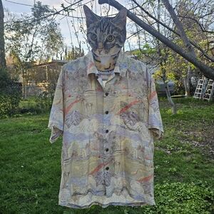 Vintage Island Bogo Hawaii Silk Aloha Shirt